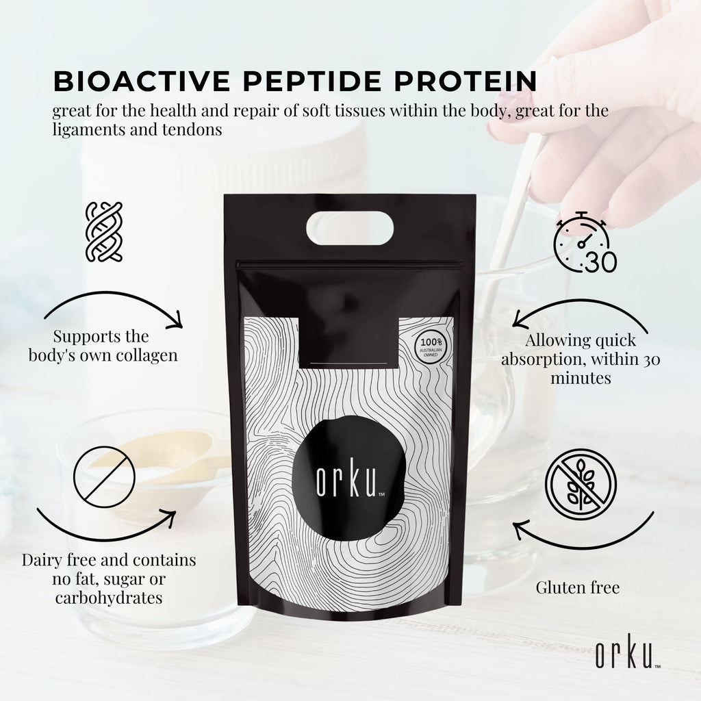 NNEDSZ 20Kg Collagen Powder - Bovine Hydrolysate Protein Peptide Supplement Unflavoured