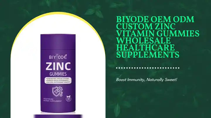 Biyode OEM ODM Custom Zinc Vitamin Gummies Wholesale Healthcare Supplements by@Outfy